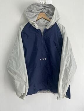 Vintage Nike Hooded Jacket windbreaker swoosh check